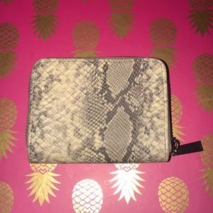 Charming Charlie Small Snakeskin Wallet